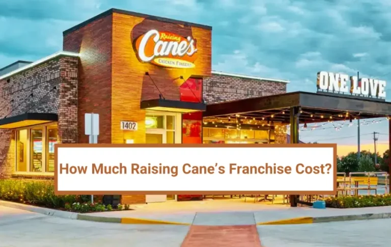 raising cane's franchise cost